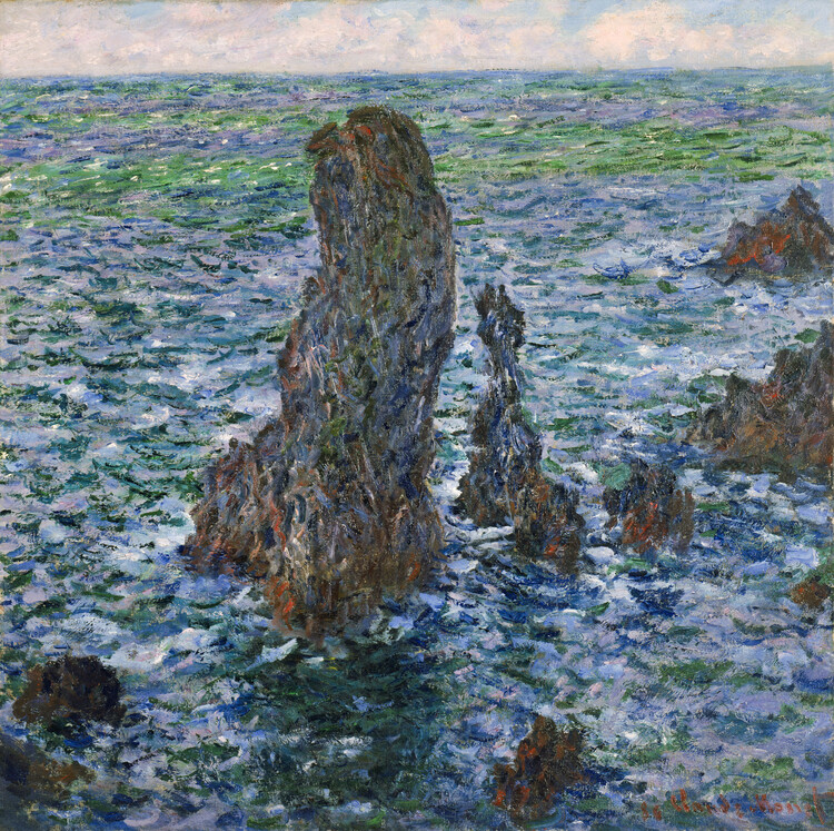 Плакат The Rocks at Belle-Ile, 1886