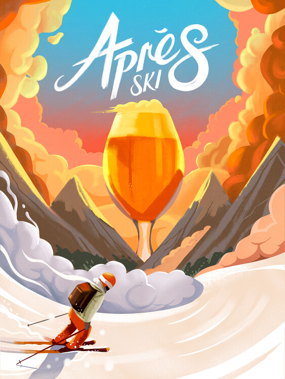 Canvas Print Apres Ski II