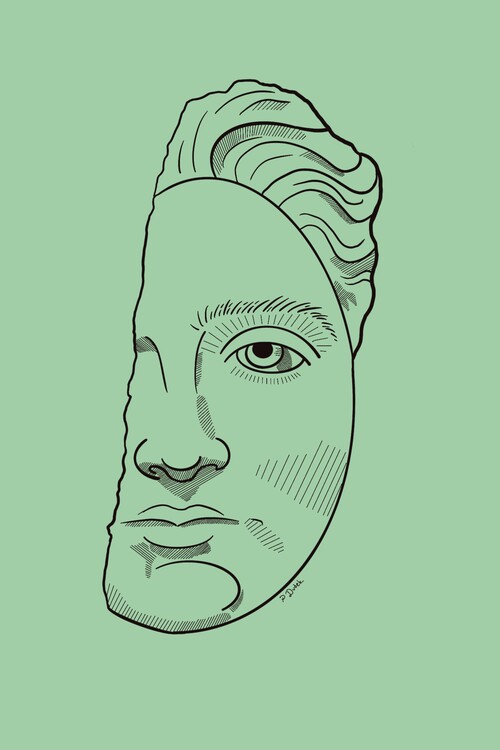 Plakát ancient face
