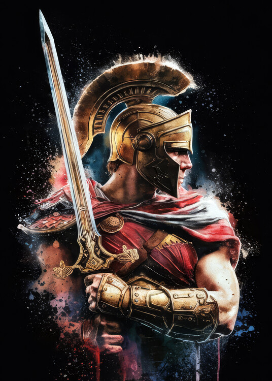 Poster Spartan Warrior Roman Empire