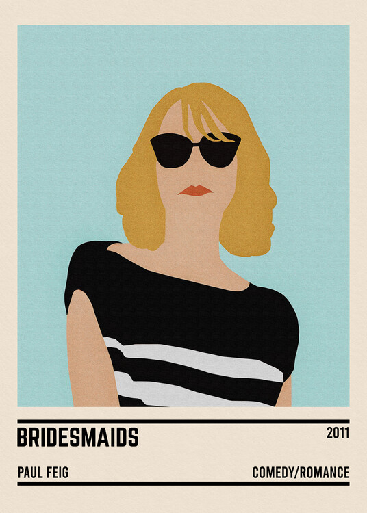 Poster Bridesmaids Movie Minimalist