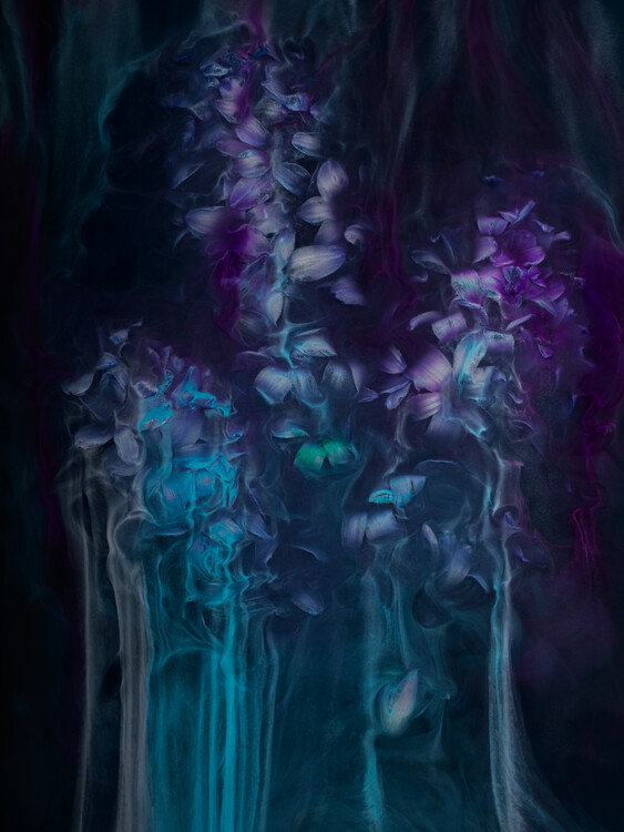 Cuadro en lienzo Gothic Hyacinths