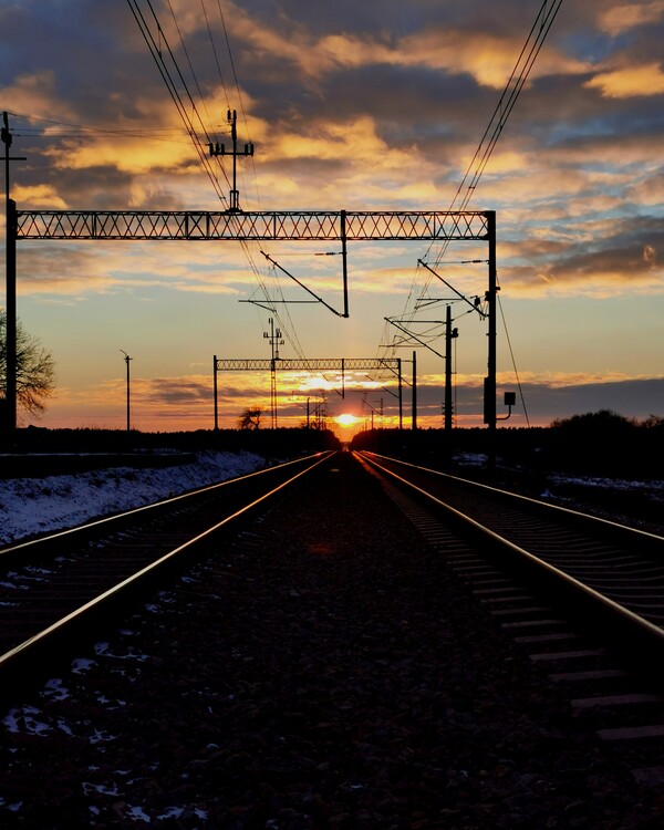 Αφίσα sunset rail