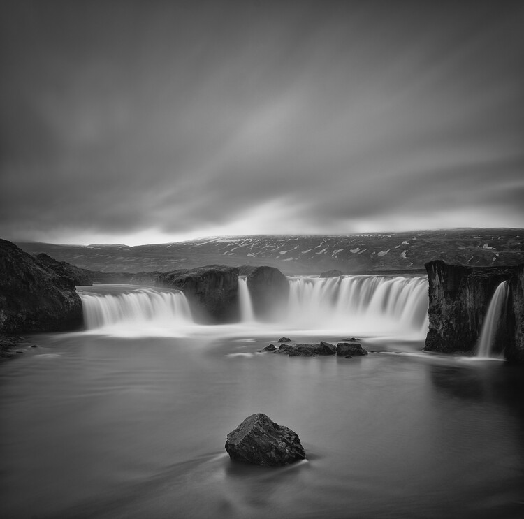 Poster Islandic Waterfall