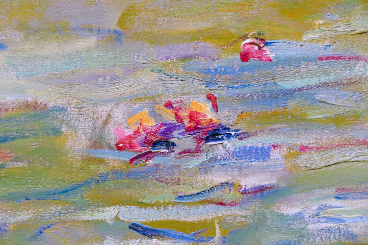 Schilderij op canvas Detail of The Water-Lily Pond