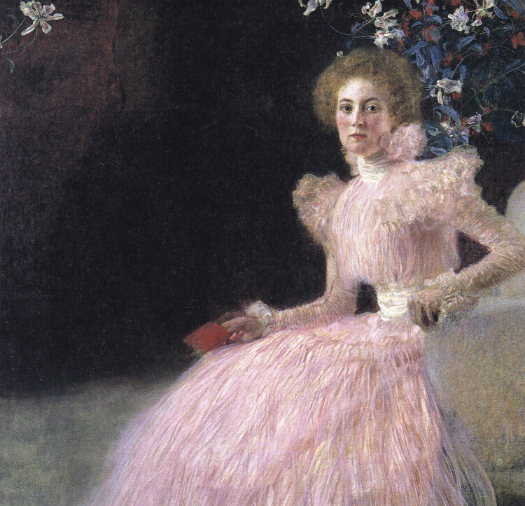 Levně Plakát, Obraz - Portrait of Sonja Knips (1898), Gustav Klimt, 40 × 40 cm