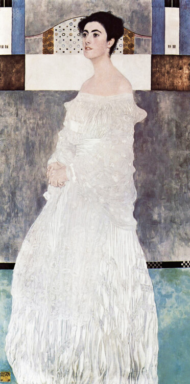 Levně Plakát, Obraz - Portrait of Margaret Stonborough-Wittgenstein (1905), Gustav Klimt, 20 × 40 cm
