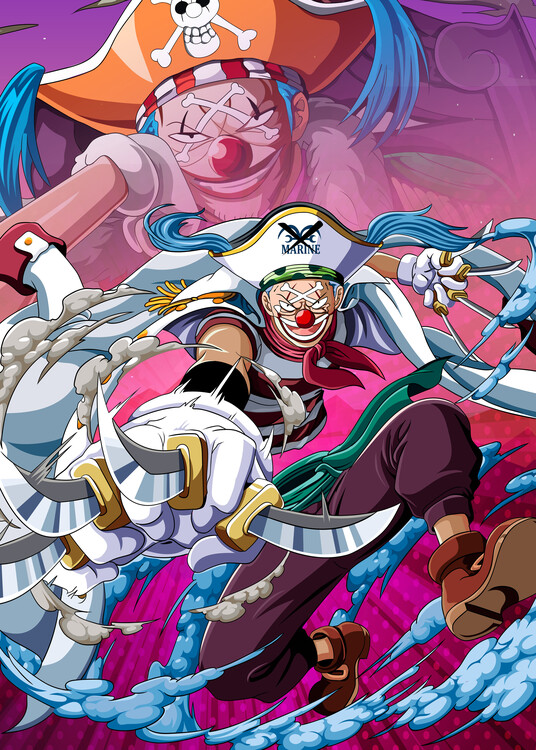 Poster clown pirates