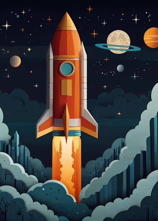 Poster Space Journey