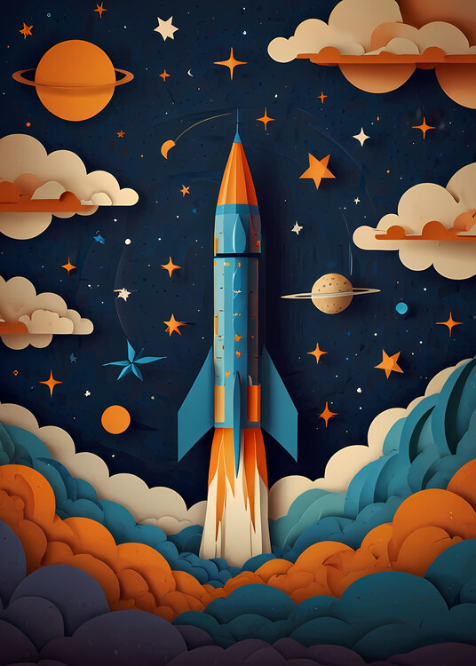 Poster Space Journey