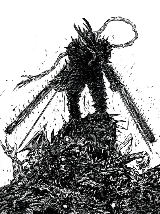 T-paita Chainsaw Man : Massacre