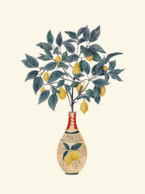Canvas Print Lemon Tree Delight