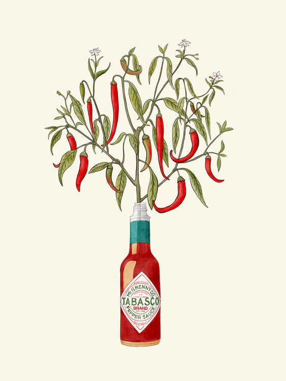 Poster Hot Tree