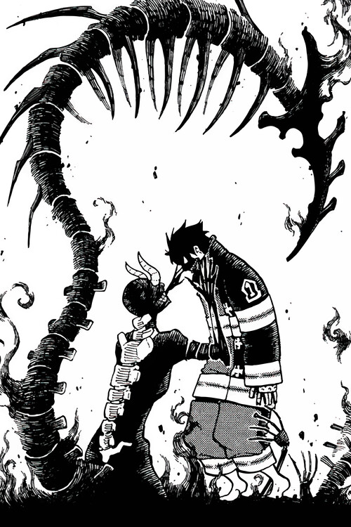 Poster Fire Force Shinra Kusakabe