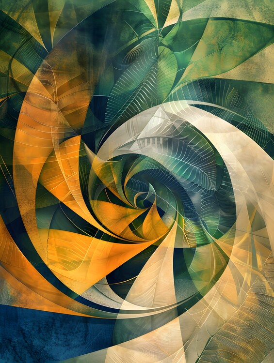 Poster Jungle spiral