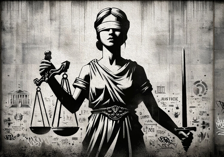 Canvas Print Mrs Justice
