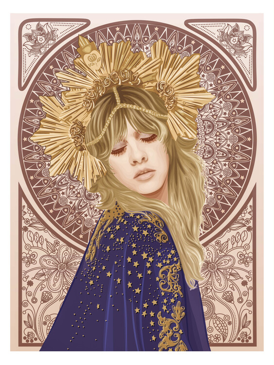 Poster Stevie Nicks Mucha