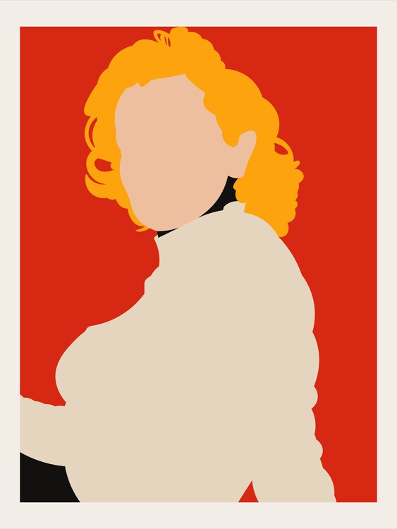 Poster Marilyn Monroe Minimalist Pop Art