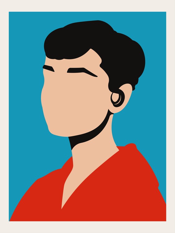 Poster Audrey Hepburn Minimalist Pop Art
