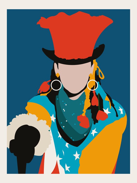 Poster Boy George Minimalist Pop Art