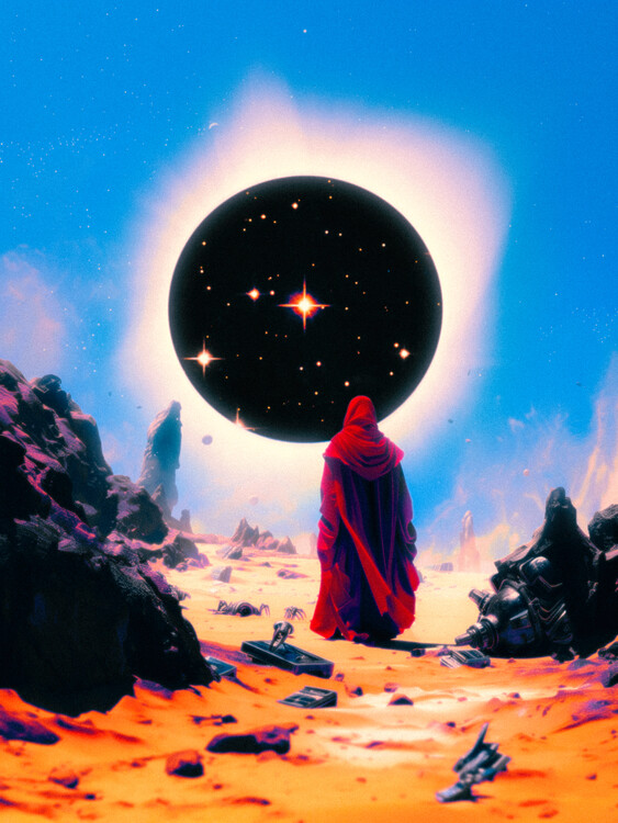 Canvas Print Celestial Guardian