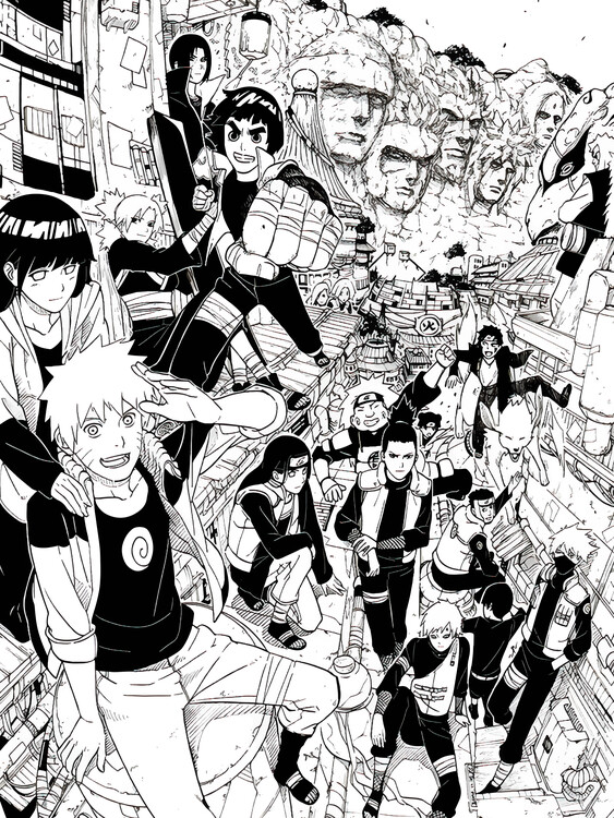 Poster Naruto All Team