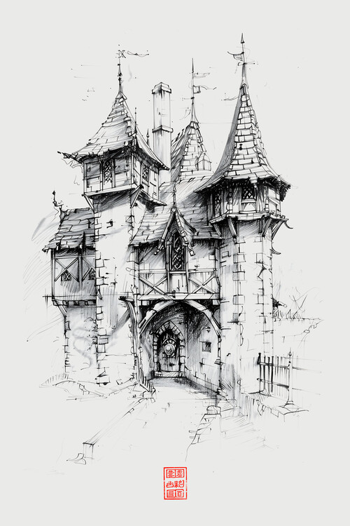 Poster Architecture: Medieval Structure