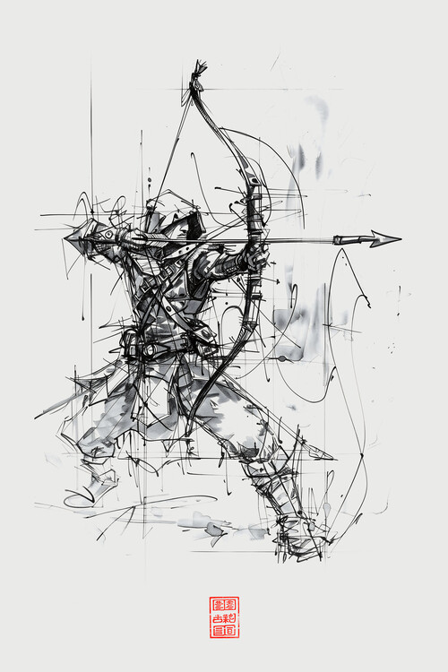 Poster Character: Archer - Fantasy Realm