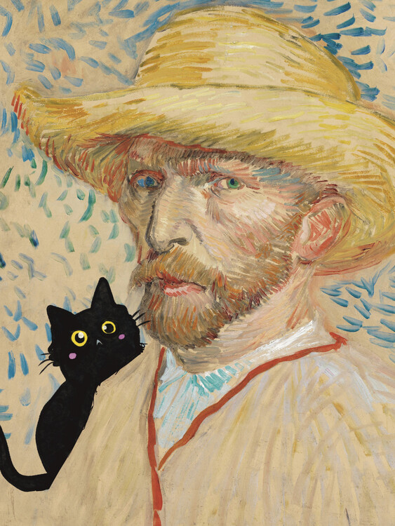 Poster Van Gogh Cat