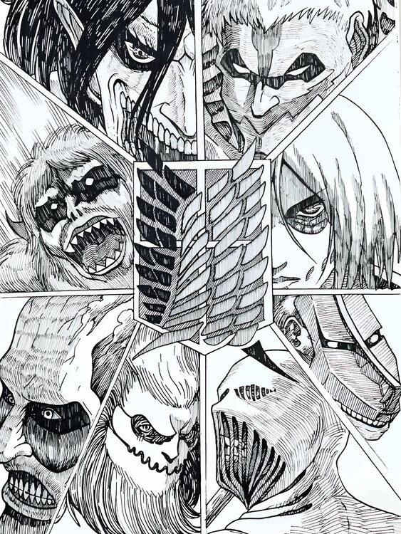 Canvas Print Attack on Titan