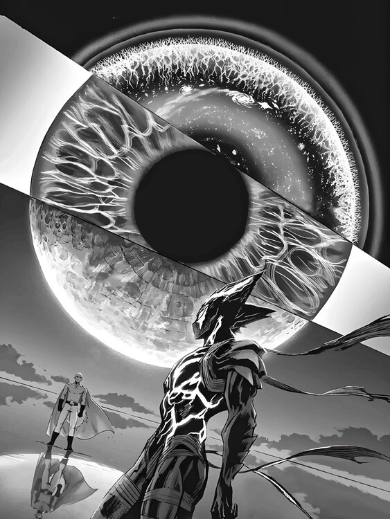 T-shirt One Punch Man : Saitama vs Garou