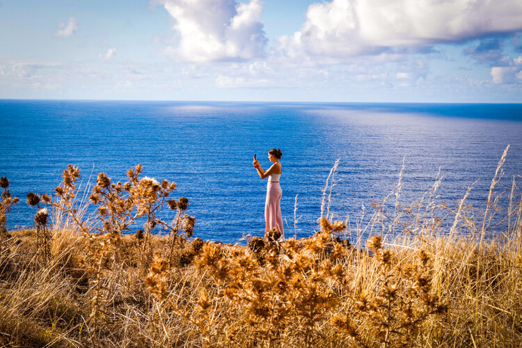 Плакат Berglandschaft auf Madeira Portugal