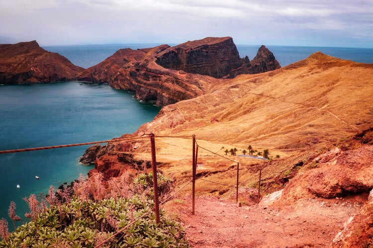 Плакат Berglandschaft auf Madeira Portugal