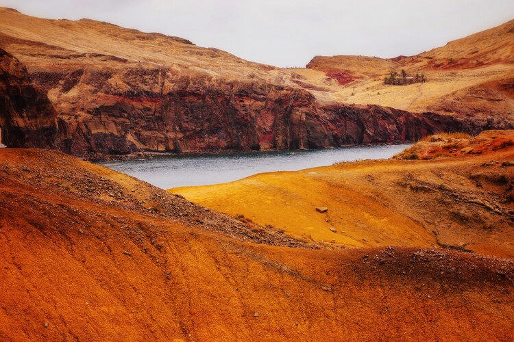 Плакат Berglandschaft auf Madeira Portugal