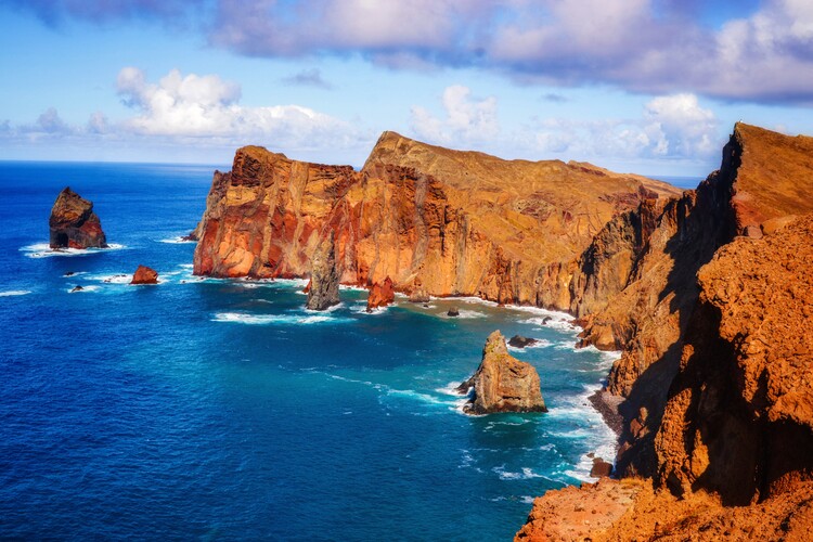 Плакат Berglandschaft auf Madeira Portugal