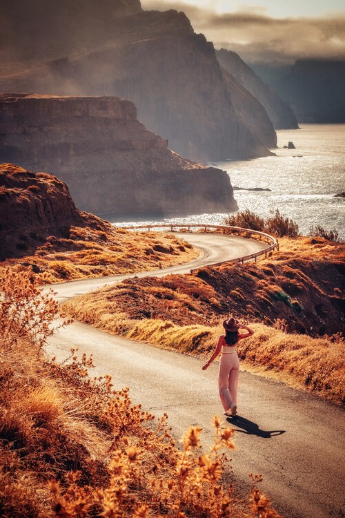 Плакат Berglandschaft auf Madeira Portugal