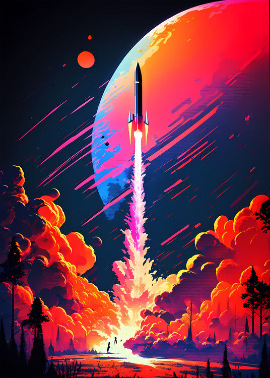 Poster Space Journey