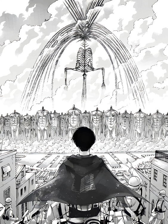 T-shirt Levi waiting Founding Titan