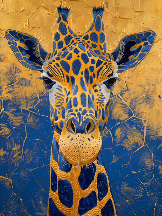 Poster Girafe Portrait