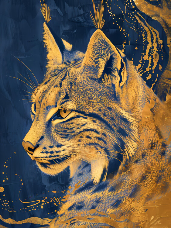 Poster Gold Lynx