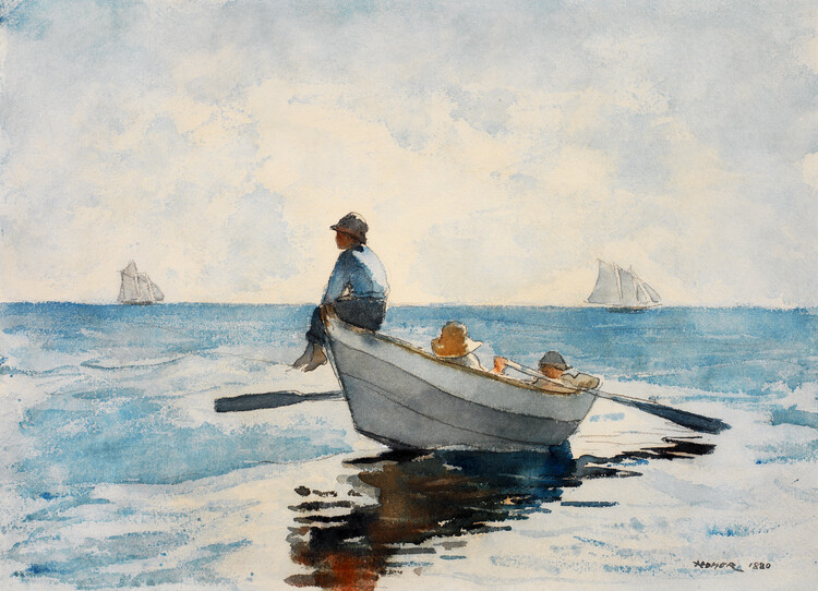 Canvas Print Boys in a Dory (1880)