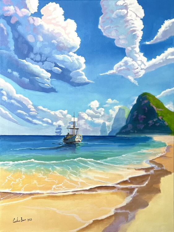 Canvas Print Ocean Voyage