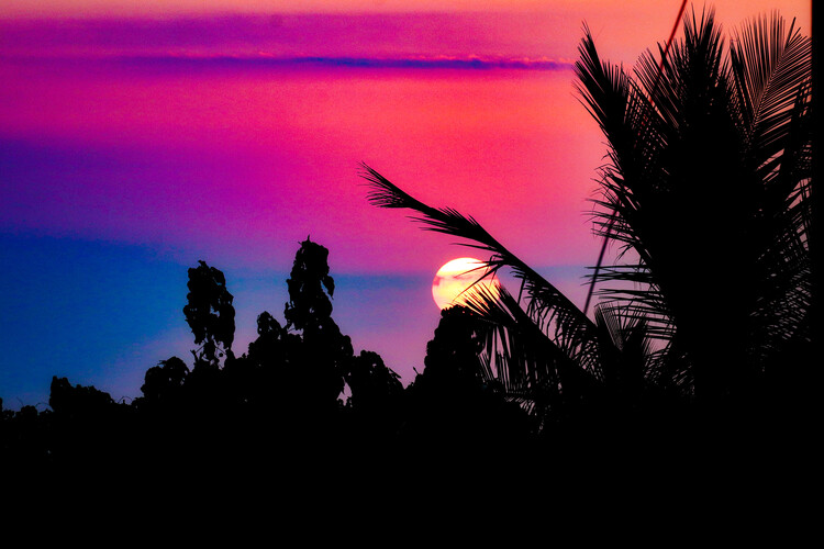 Plakát Sri Lanka Sonnenuntergang
