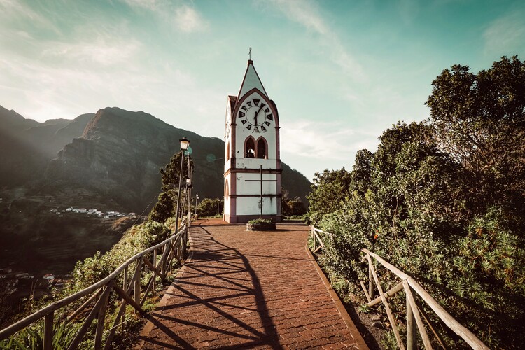Plakát Madeira Portugal Kirche