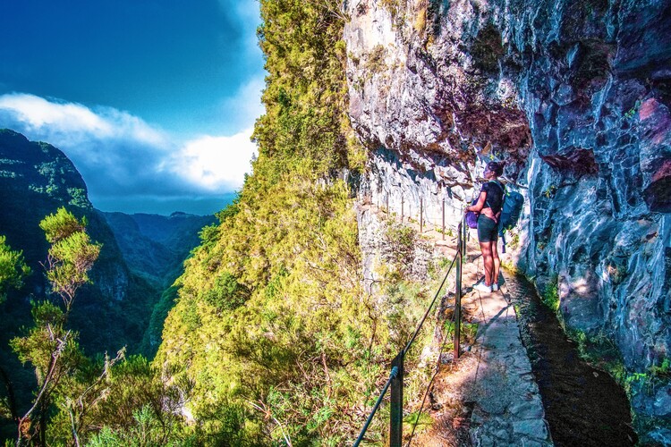 Plakát Berglandschaft auf Madeira Portugal