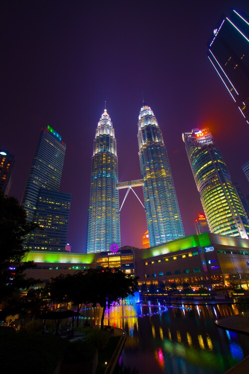 Poster Kuala Lumpur Malaysia Petronas Towers