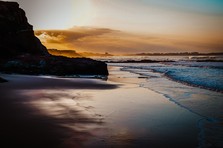 Плакат Algarve Strand Portugal Sonnenuntergang