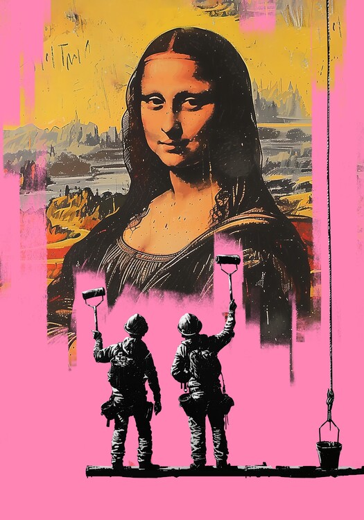 Poster Mona in Pink