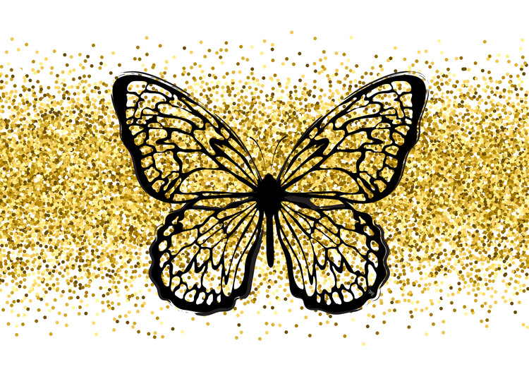 Poster Luxury Glitter Butterfly