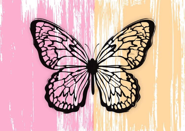 Poster Happy Butterfly